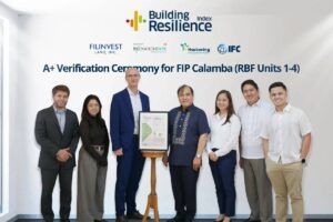 Filinvest Industrial Parks Earn A+ IFC Resilience Ratings in Clark and Calamba