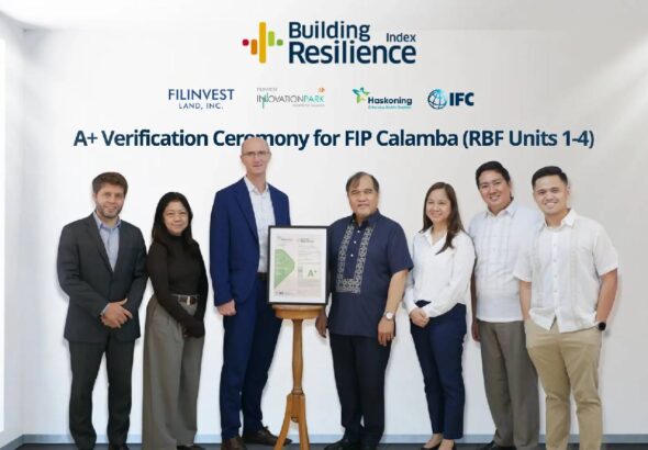 Filinvest Industrial Parks Earn A+ IFC Resilience Ratings in Clark and Calamba